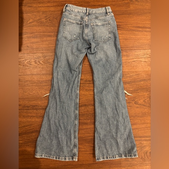 GARAGE Ripped Flare Jeans - Picture 2 of 3